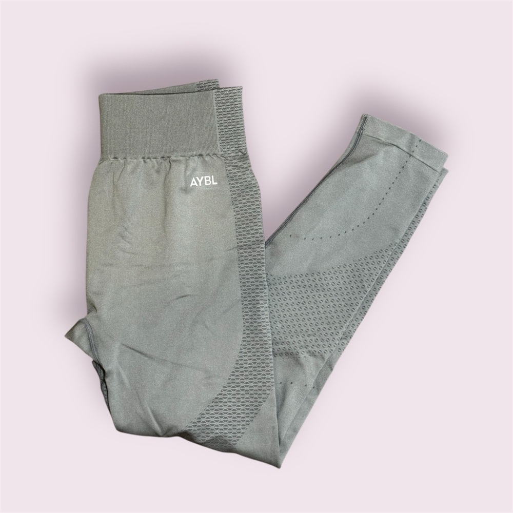 AYBL Seamless High Waisted‎ Leggings Light Grey Size L